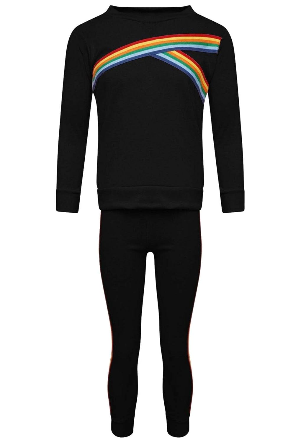 girls rainbow tracksuit