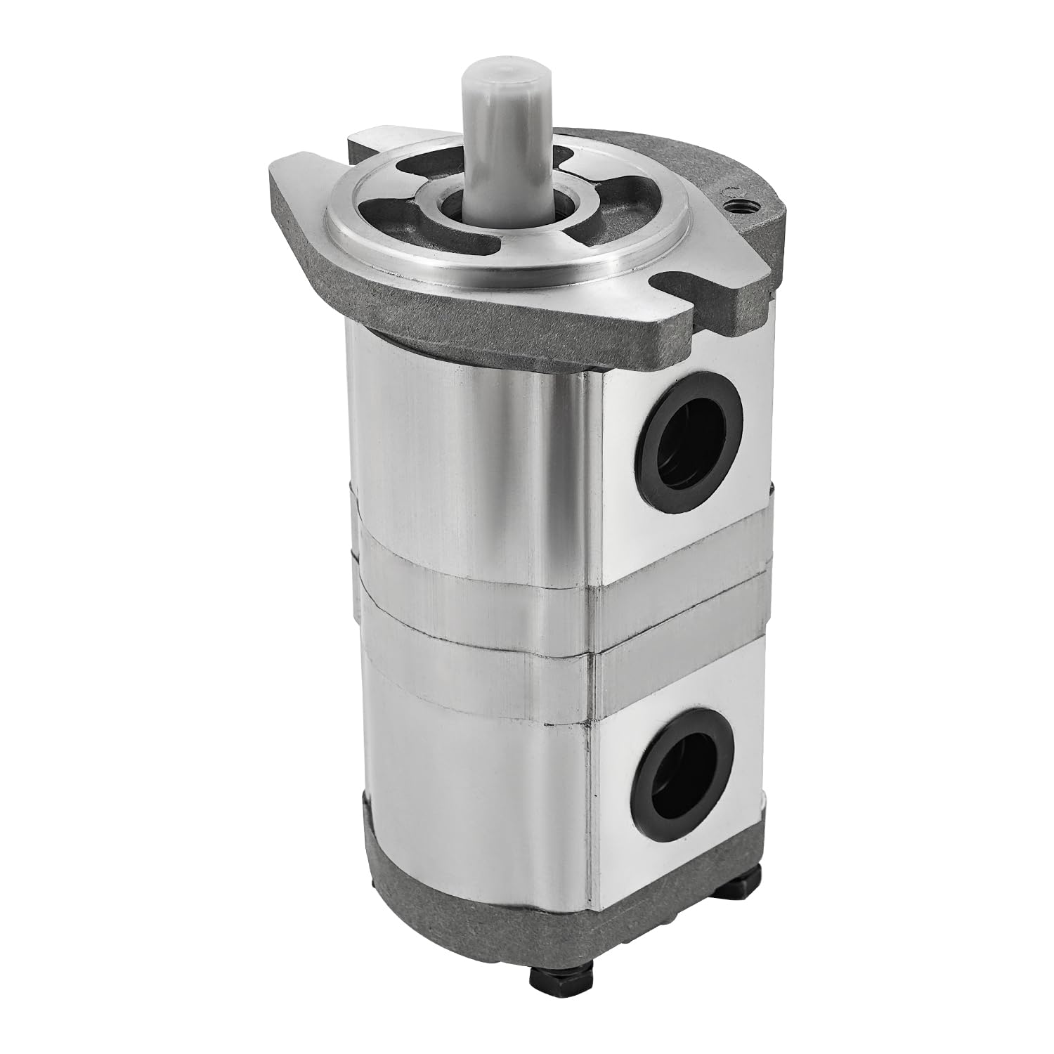 Photo 1 of NEW HGP-33A-F6-6R Hydraulic Gear Pump Shaft 15.87mm 25MPa 1800RPM Hydraulic Tandem Double Gear Pump for Automotive Construction Lifting Agricultural Machinery Inlet 3/4" Outlet 1/2"