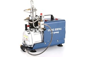 SUXIDI YONG HENG High Pressure Air Compressor Pump,Adjustable Control with Auto-Stop 110V 30Mpa Electric Air Pump Air Rifle PCP 4500PSI Paintball Fill Station for Fire Fighting and Diving