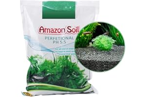 eecoo Aquarium Fish Tank Mud,Water Grass Mud Aquarium Fish Tank Bottom Water Grass Seeds Plant Sand Mud,1000g Bag