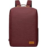 Nordace Siena Pro 15 Smart Backpack with USB Charging - 16" Laptop Backpack, 20L Daily Backpack for Travel, Everyday, or Work (Red)
