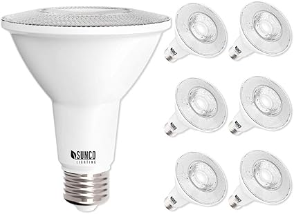 PAR30 LED 11 Watt (Äquivalent ähnlich), 3000 K Warm Weiß Glühbirne Weiß