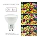 BRTLX 7W GU10 LED Bulb Non-Dimmable 6000K Cool White 120 Degree Beam Angle 600lm Frosted 10-Pack