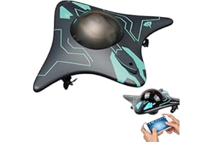 Underwater Drone, Wireless Connectivity, Smart App Control, 1080p Full HD Real-Time Image Transmission, Equipped with LED Hea