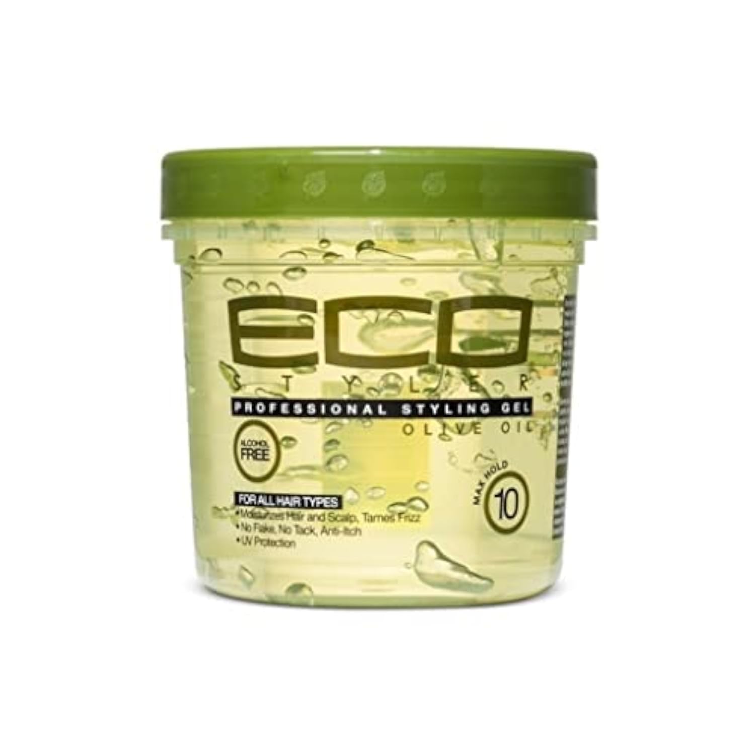 ECO Professional Olive Oil Styling Gel Maximum Hold For All Hair Types 8 oz