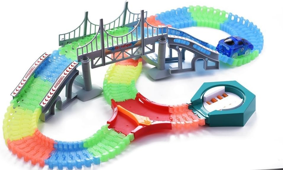 magic track with bridge