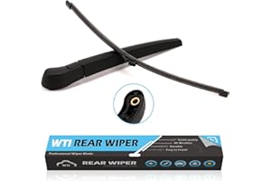 WTI Rear Wiper Arm Blade Set Compatible With BMW X5 X5M E70 2007-2013 SUV Rear Windshield Window Wiper Kits Assembly New Replacement Accessories Parts Fit 61627206357
