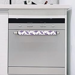 ASQVTIFE Lavender Refrigerator Handle Covers Set of