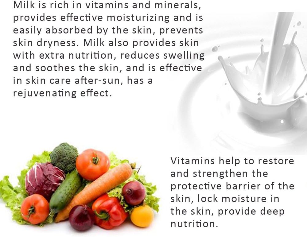 Aichun Beauty Milk Exfoliating Dead Skin Facial Purify Body Cleaning Peeling Gel Cream 100g (MILK) - Image 5