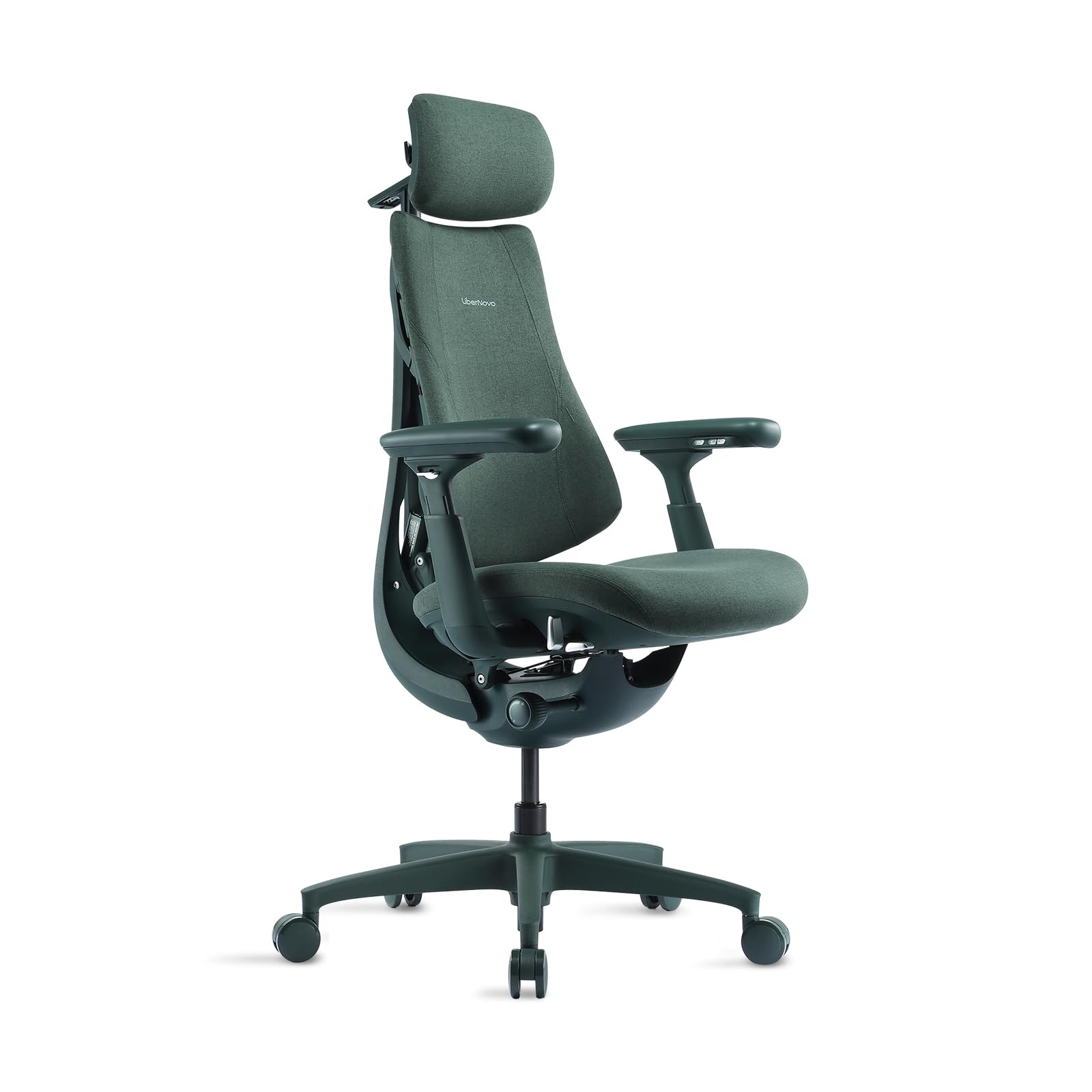LiberNovo Silla de Oficina Ergonómica Dinámica, Cómoda Silla de Escritorio Ajustable con Soporte Lumbar Adaptable, Reclinación de 160°, Estiramiento de la Columna Incorporado para Comodidad de la Espalda, Uso de Largas Horas en la Oficina en Casa, Verde, 