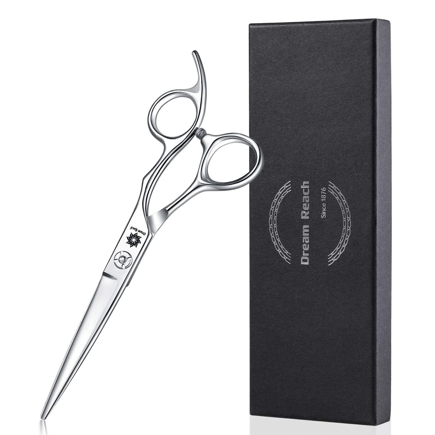 Dream Reach 6 Inch Hairdressing Scissors - Sharp Japanese Stainless Steel 440C Handmade Extra Sharp Haircut Scissors for Men and Women