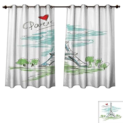 Amazon Com Rupperttextile Paris Blackout Thermal Curtain Panel