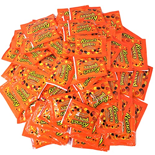Reese's Pieces Bulk, Peanut Butter Candy in Crunchy Shell, Snack Size