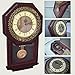Giftgarden Silent Wall Clock with Pendulum Antique Retro Non Ticking Quartz Movement Clocks, Classical Decor for Bedroom, Living Room, Kitchen. Indoor Wall Decoration