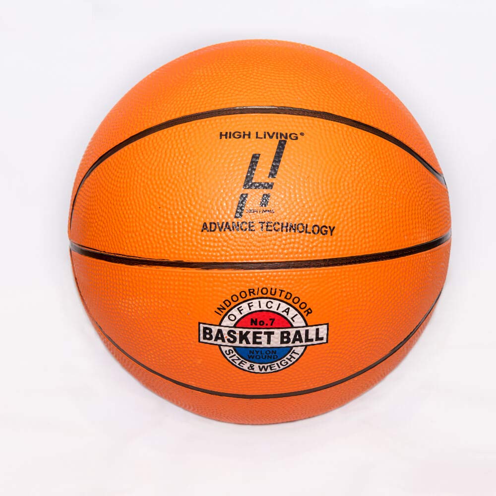 Highliving Basketball size 7 For Indoor Outdoor Trainings Non-Slip Surface Eco Friendly Rubber, 2313