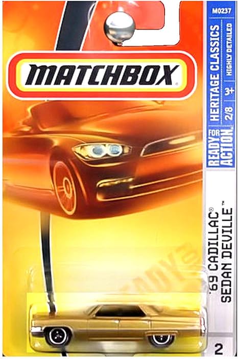 matchbox 1969 cadillac sedan deville