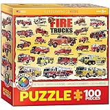 Fire Trucks 100 Piece Jigsaw Puzzle