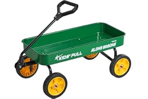 VEVOR Pull-Along Wagon for Kids, 39 inch Toddler Wagons, Supports up to 176 lbs, All-Terrain Wagons with Handle, Utility Wago