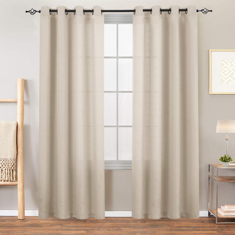 Best living room sheer curtains 84 inches long