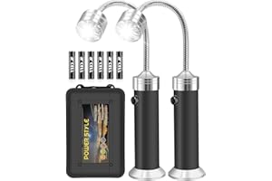Voph Grill Light 2 Pack, Grill Lights for Outdoor Grill with Magnetic Base, BBQ Lights for Barbecue Grill, Grilling Lights with Batteries, Stocking Stuffers Grilling Gifts for Christmas