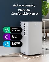 Pro Breeze OmniDry 12L/Day Dehumidifier with Auto Humidity Sensor view 2