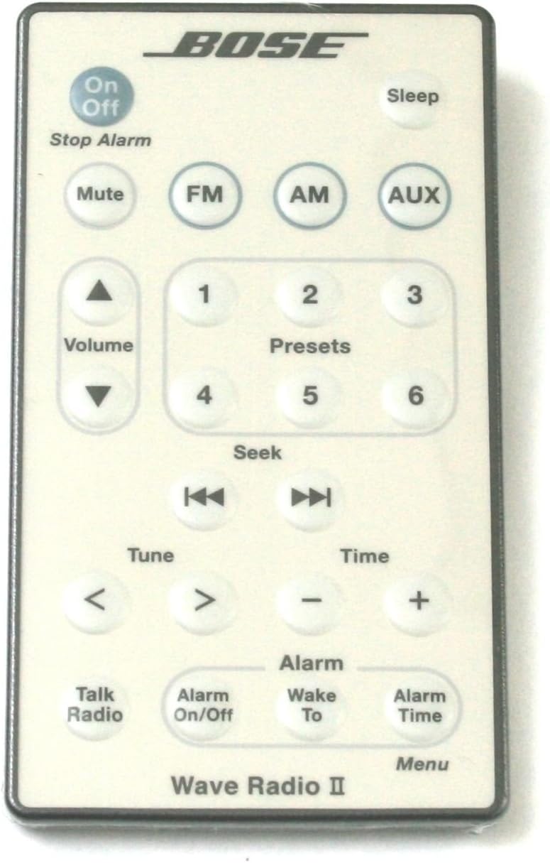 Amazon Com Bose Wave Radio Ii Remote Control White Home Audio Theater