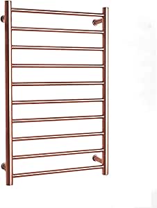 SHUGUANG Calentador de Toallas Pared, Oro Rosa Toallero ...