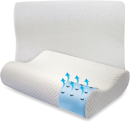 Amazon Com Therapedic Classic Contour Bed Pillow Home Kitchen