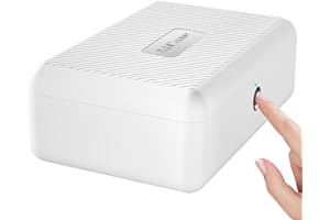 Biometric Fingerprint Storage Box,AICase Portable Cash Jewelry Security Case Lock Box Safe,Combination Lock for Car, Home,Off