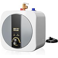 ERFEI 2.5 Gallon Electric Water Heater, 110V-120V 1500W Under Sink Hot Water Heater,Portable Mini Tank Electric Water Heater 