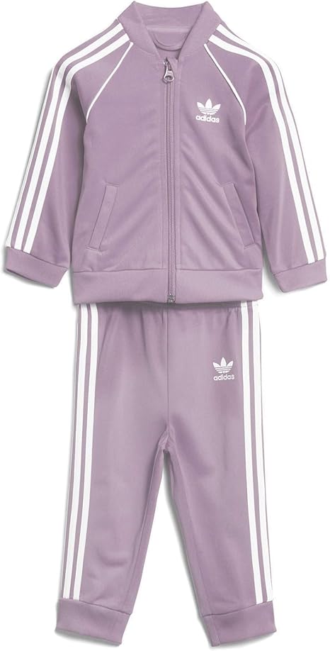 adidas Unisex-Child SST Tracksuit - Pink - 9 Months: Amazon.co.uk: Clothing