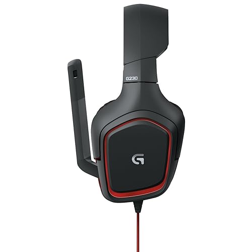 Logitech G230 Stereo Gaming Headset with mic (Renewed) in Oman