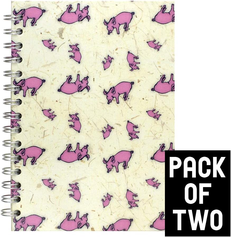Pink Pig A5 Portrait Sketchbook White Cartridge, 35 Leaves Random