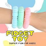 VEYLIN Pop Tubes 6Pcs Fidget Toys Sensory Learning Toddlers view 3