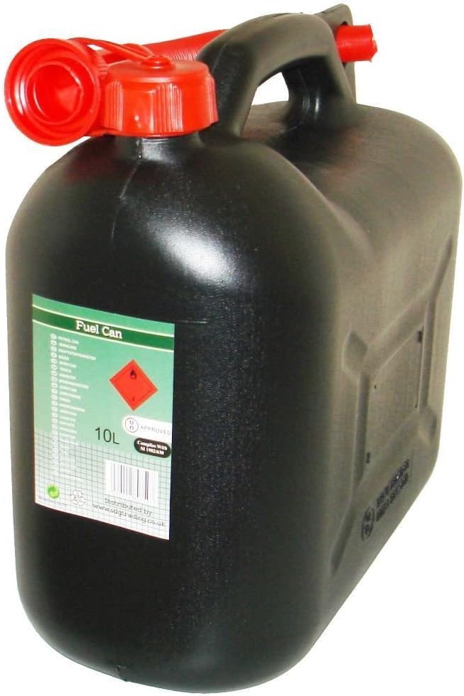 10 Litre Black Diesel Petrol Fuel Can Cannister Amazon.co.uk DIY & Tools