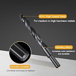 HARFINGTON 18mm Drill Bit 13mm Reduced Shank Round