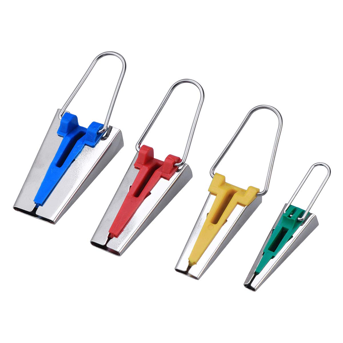 TOPBATHY 4 Sizes Fabric Bias Tape Makers Kit for Sewing Binding Quilting Tools 6mm 12mm 18mm 25mm