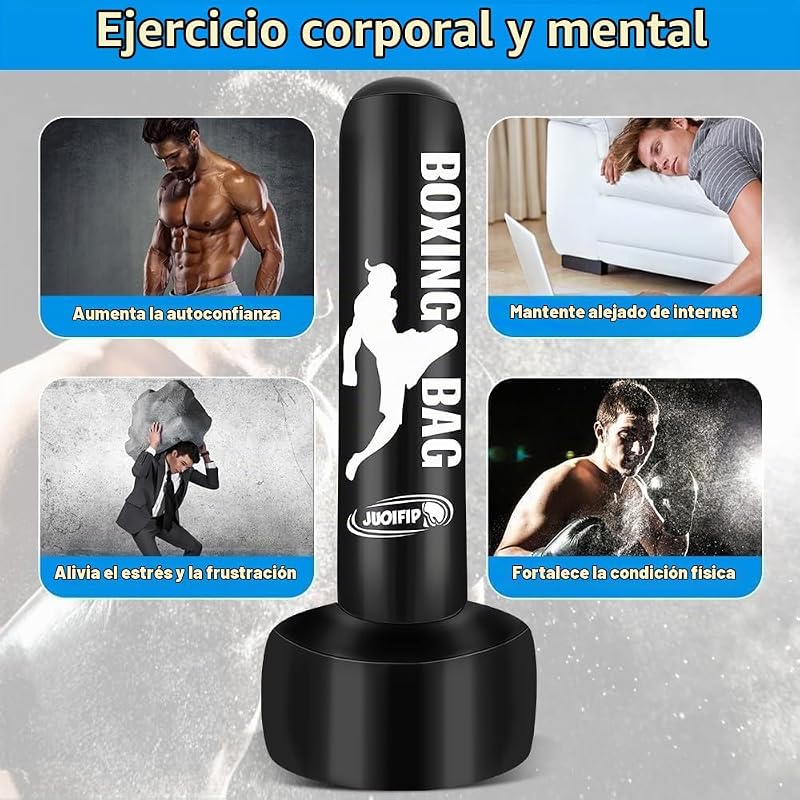 Saco de boxe de pé de 180cm para homens adultos — foto 4 de 8