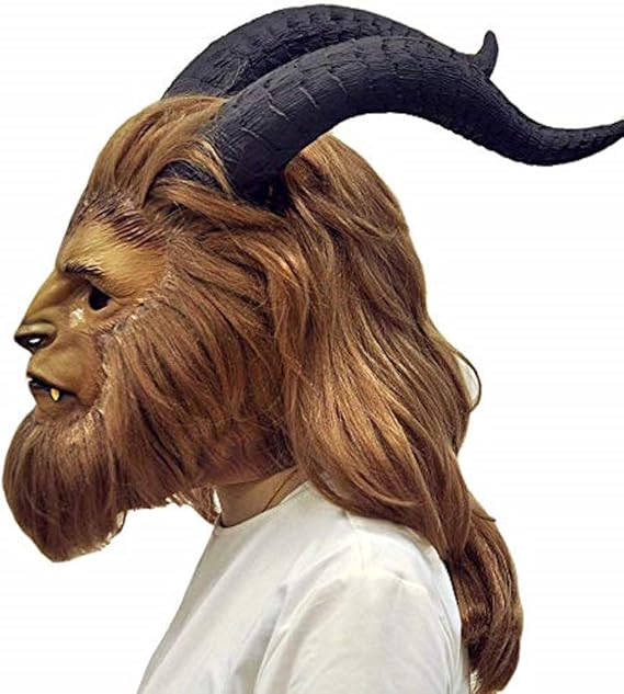 LIUQI Sterben Schöne und das Biest Maske Prinz Volle Gesicht Cosplay Maske Helm mit Deluxe LIUQI Sterben Schöne und das Biest Maske Prinz Volle Gesicht Cosplay Maske Helm mit Deluxe