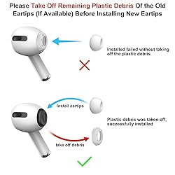 3 Pairs Replacement Ear Tips for Airpods Pro and