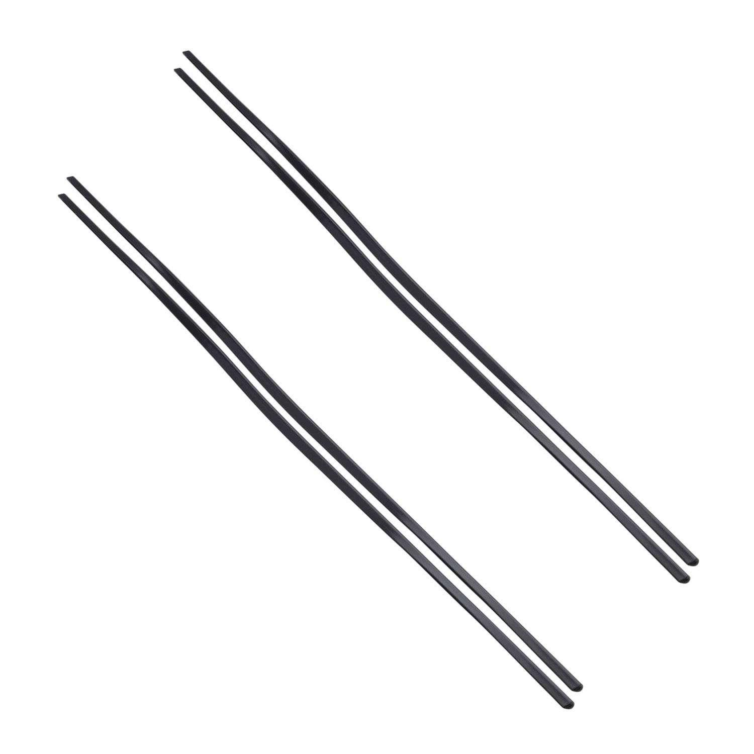 Garagentor selbstklebend Fenster 6 Stück Yacht schwarz Bilderrahmen