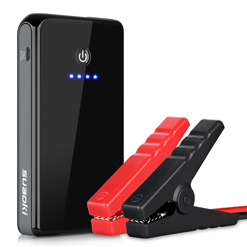 Suaoki K Jump Starter de mAh A Batería Arrancador de Coche Diseño