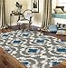 Rugshop Cozy Moroccan Trellis Indoor Shag Area Rug, 5'3