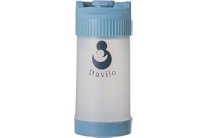 Davijo Formula Dispenser - Replaces Hand Scooping - Add Desired Amount with a Few clicks - Baby Formula Container to go - 10ounces Baby Milk Powder Storage - for Home & Travel