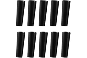 MRbrew 10 PCS Plastic Beer Tap Handle, Black Beer Faucet Handle for Commercial Standard American 3/18" Threading fit Bars, Restaurants, Home Bars, Weddings, Parties or Home Brewing Setups