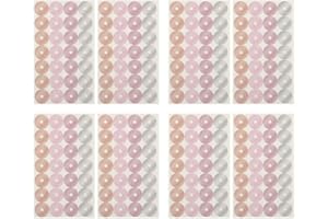 Lurrose Hole Reinforcement Stickers 986Pcs Paper Hole Protectors for Loose Leaf Paper Repair Binder Accessories for Office School and Home Use