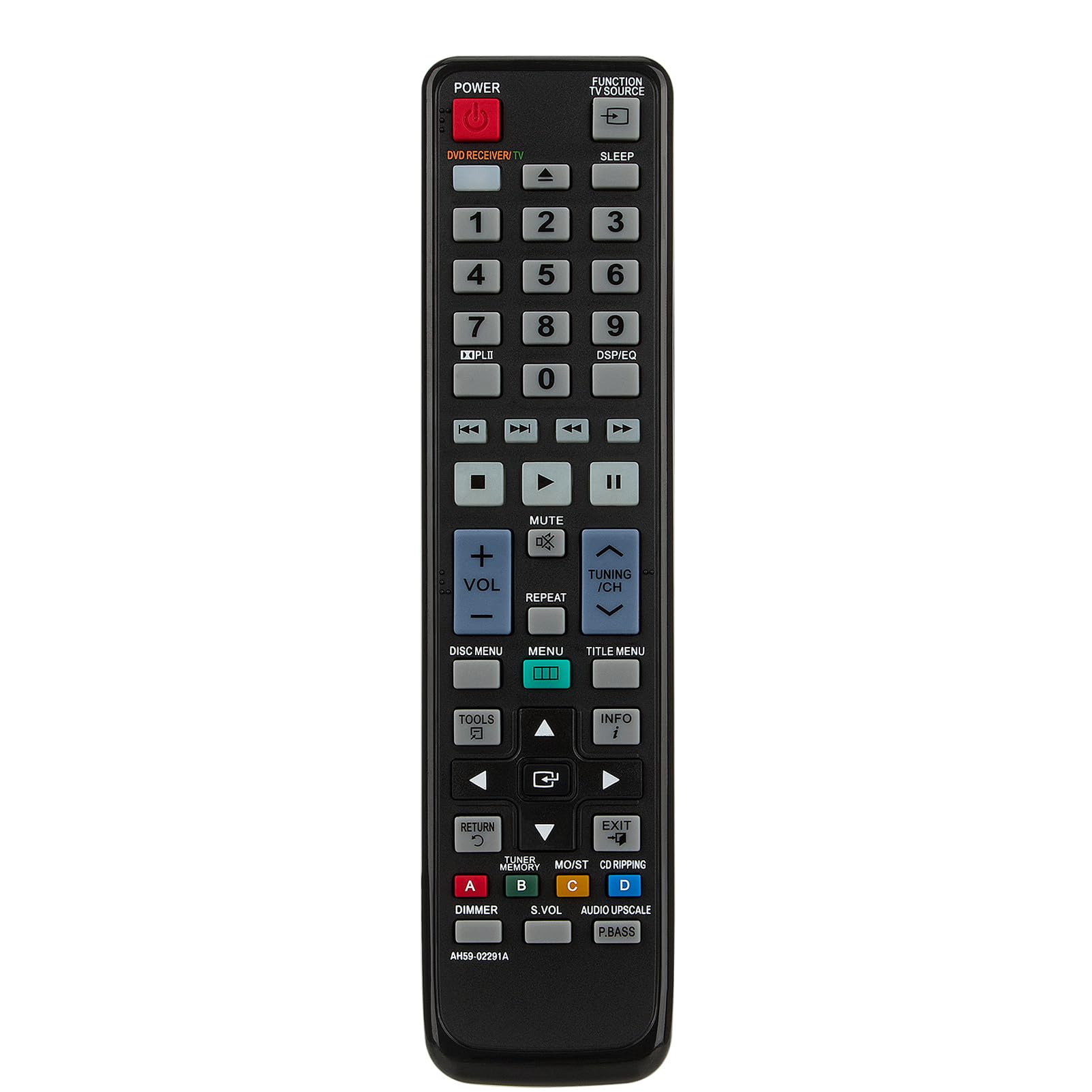 VINABTY AH59-02291A Replacement Remote Control Fit for SAMSUNG Home Theater HT-C550 HT-C553 HT-C555 HT-C650 WHT-C653W HT-C655W HT-C450 HT-C453 HT-C455 AH59-02293A AH59-02294A AH59-02296A