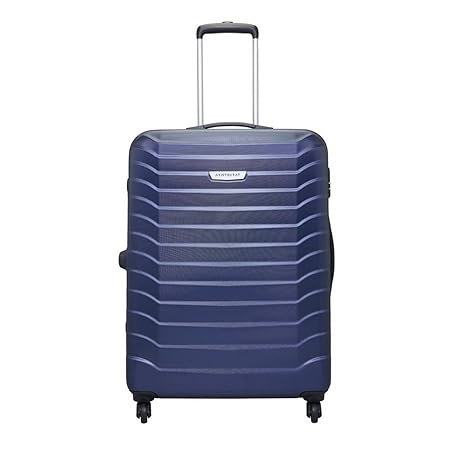 Aristocrat Juke Polycarbonate 75 cms Blue Hard Sided Suitcase (JUKE75TMIB)