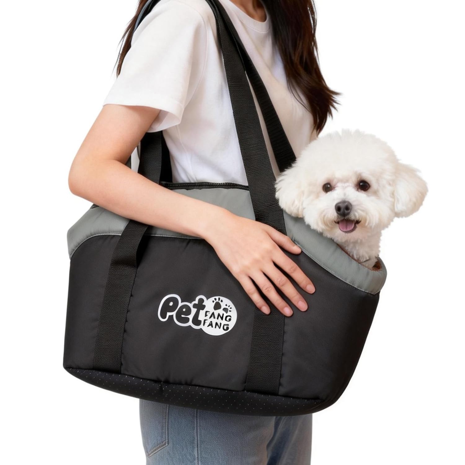 Head-out Cat Dog Carrier Handbag Warm Soft Pet Carrier Portable Shoulder Bag Breathable Pet Travel Bag Carrier with Removable Cushion for Puppy Small Dogs Cats