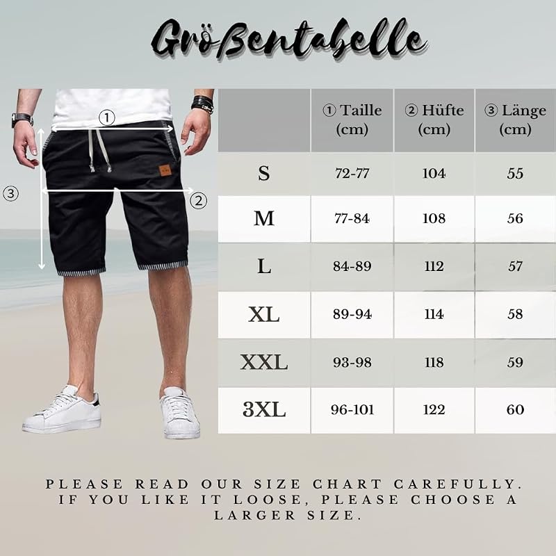 Pantaloncini Sportivi Uomo Pantaloni Corti Uomo Cotone Estivi Elasticizzati Shorts Pantaloncini Running con Tasche Azzurro M